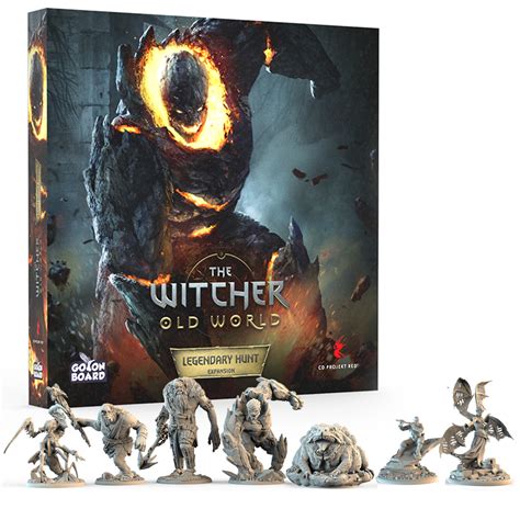 The Witcher Old World By Go On Board Shaded Legendary Hunt Expansion Gamefound