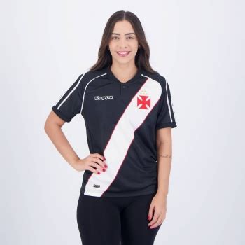 Camisa Kappa Vasco I Retr Feminina Futfanatics