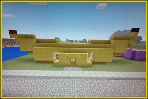 Minecraft Banana home by MAGAngel on DeviantArt