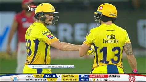 CSK Vs KXIP MATCH HIGHLIGHTS IPL 2020 Watson 83 Du Plessis 87