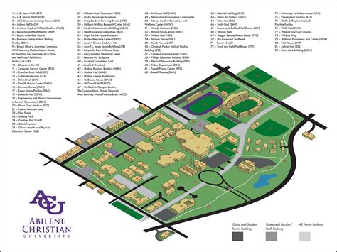 ACU Campus Map on Behance