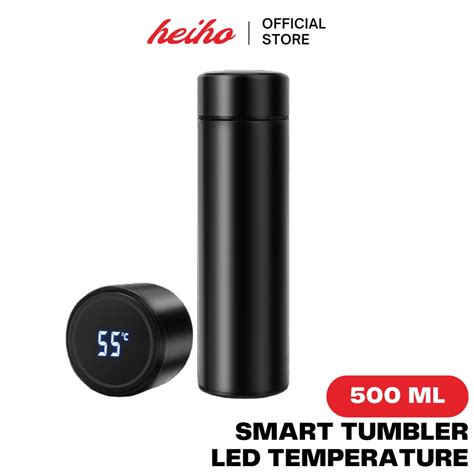 Jual Tumbler Botol Minum Termos LED Digital Temperature 500 Ml Termos