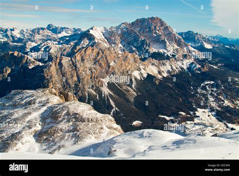 Monte Cristallo Dolomites Italy Fotos Und Bildmaterial In Hoher