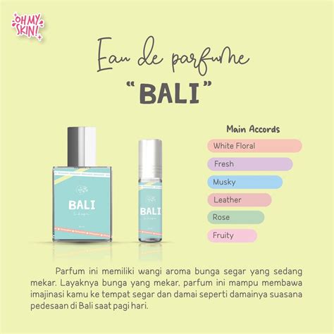 Jual Dist Resmi Eau De Parfume Ohmyskin Parfum Oh My Skin Spray Ml