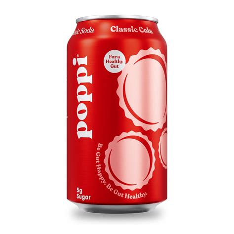 Amazon Poppi Sparkling Prebiotic Classic Cola Soda W Gut Health