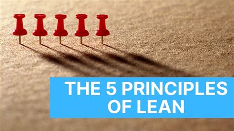 The 5 Principles Of Lean Youtube