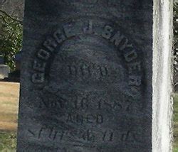 George Jacob Snyder 1806 1887 Memorial Find A Grave