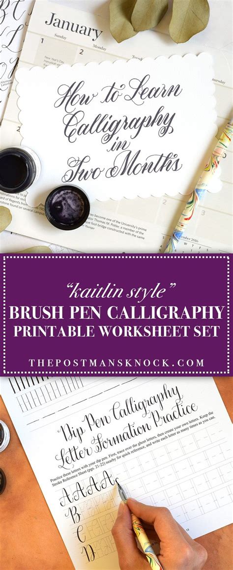 How To Learn Calligraphy In Two Months The Postmans Knock Learn