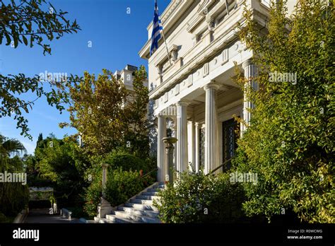 Athènes La Grèce Vue extérieure de l entrée principale du Musée