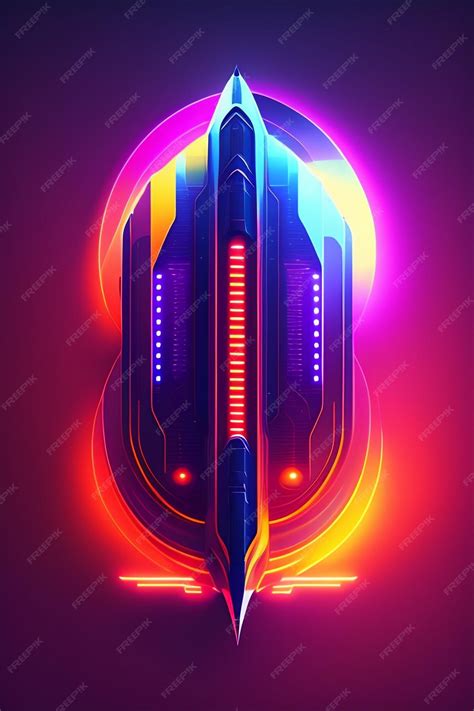 Premium Photo | A highly detailed photo of a cyberpunk high tech neon ...