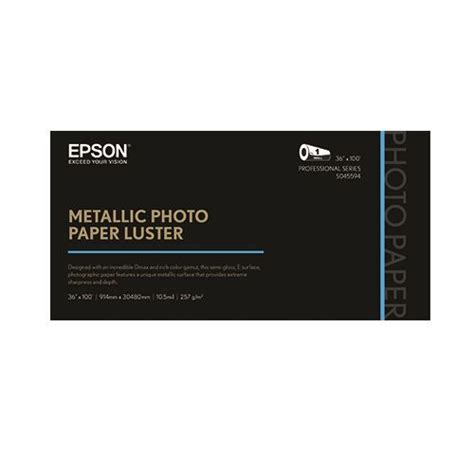 Epson Metallic Luster 24 X 100 Roll S045593 Imaging Spectrum