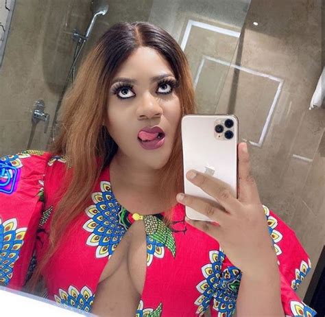 Nkechi Blessing No Dark Knuckles Actress Wows In Braless Open Chest