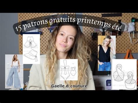 Patrons Gratuits Printemps T Capsule Couture Youtube