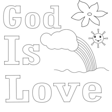 23 God Is Love Coloring Pages And Show Your Love – Free Coloring Pages ...