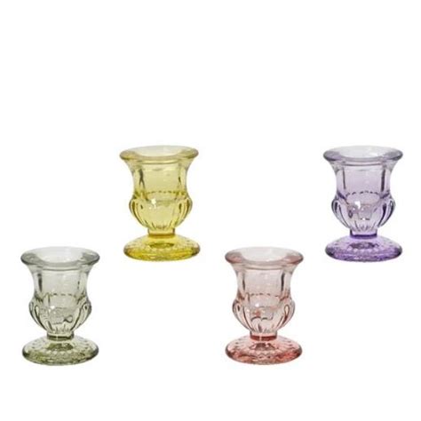 CANDELABRO CRISTAL STDO 4 COLORES Al Por Mayor Plasticosur