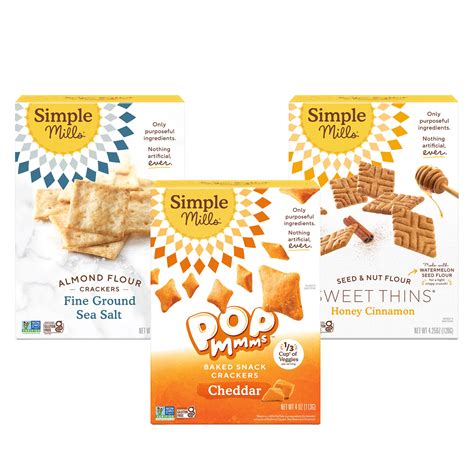 Amazon.com: Simple Mills Best Snacks Variety Pack, Sea Salt Almond