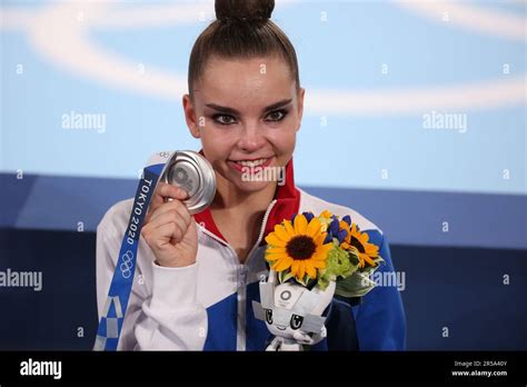 Aug Tokyo Japan Dina Averina Of Team Russia Reacts To