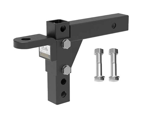 adjustable height tow hitch suit mm ball towbar drop mount tongue tr