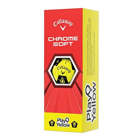 2020 Callaway Chrome Soft Golf Balls Play Yellow Truvis Pricepulse