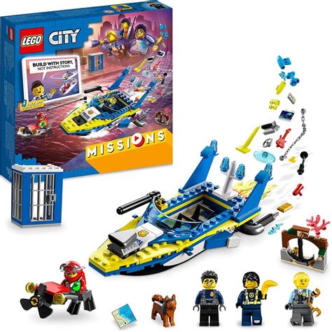 Lego City 60355 Water Police Detective Missions Plaza Toymaster