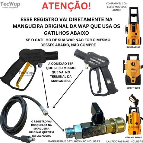 Kit Snow Foam Registro Bico Curto Engate R Pido Para Wap Ousada