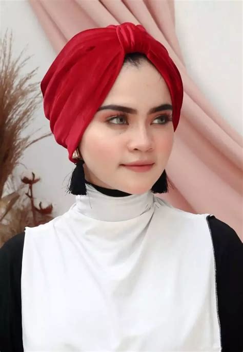 Jual Winonamodest Lbv Turban Instant Turban Pesta Dewasa Simple