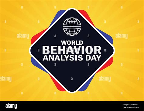 World Behavior Analysis Day Holiday Concept Template For Background