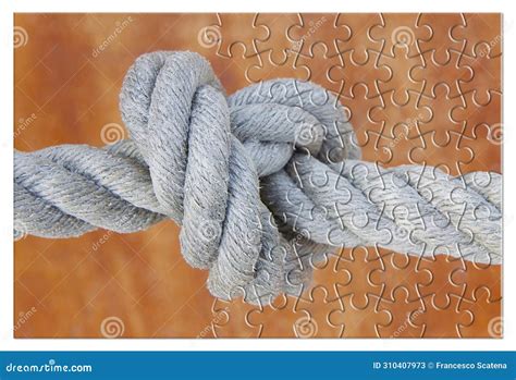 Untie The Knots Troubleshooting Problem Solving Concept Image Stock