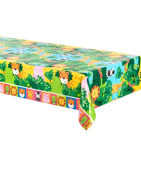 Nappe En Plastique Les Animaux De La Jungle 120 X 180 Cm Vegaooparty