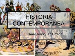 Historia contemporánea SIGLO XIX | PPT