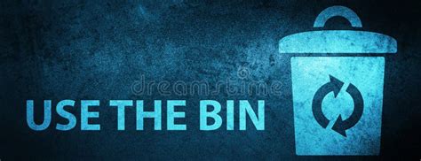 bin special blue banner background stock illustration