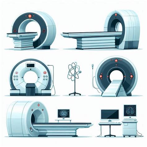 Ct Scanner Vector Illustration Premium Ai Generated Vector