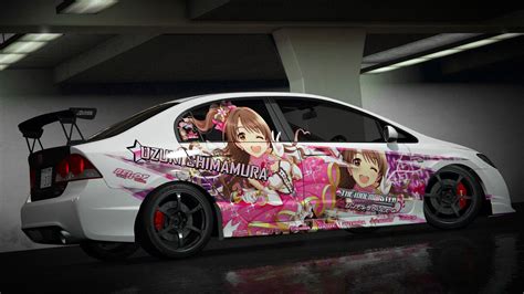 Civic Type R FD2 Itasha Livery GTA5 Mods