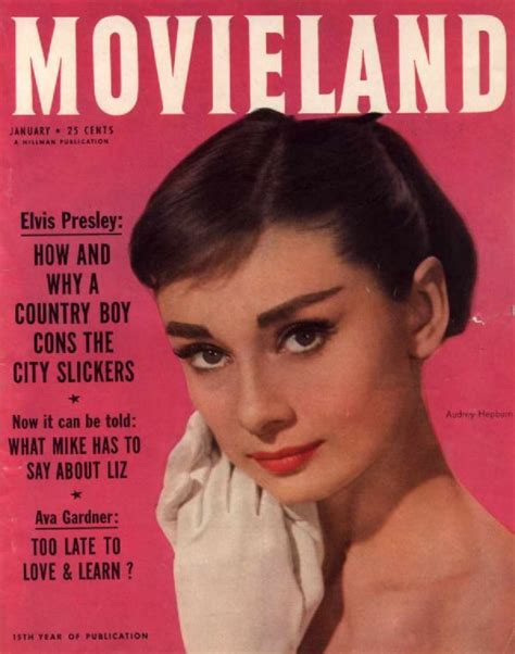 Old Magazine Cover Audrey Hepburn Poster Audrey Audrey Hepburn