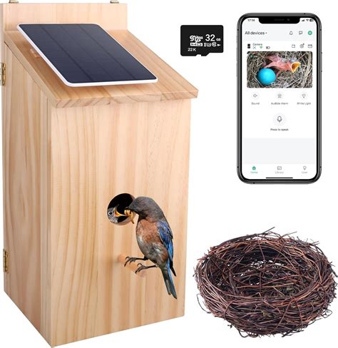 Amazon Smart Birdhouse Camera Solar Powered Birdhouse Camera