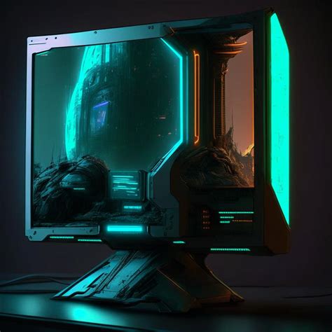 Futuristic Sci Fi Pc Monitor By Pickgameru On Deviantart