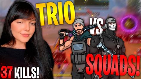 Inimigos Da Dispers O Trio Vs Squad Ft Skylooxyt E Evandraum