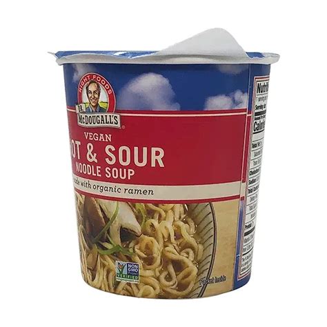 Dr Mcdougall S Vegan Hot And Sour Noodle Soup Each At Whole Foods