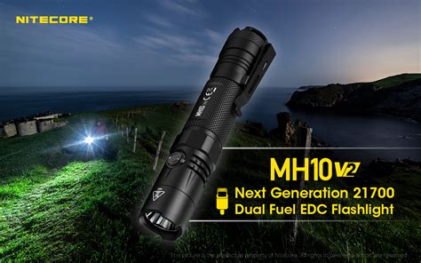 Nitecore Mh V Usb C Rechargeable Edc Flashlight Lumens