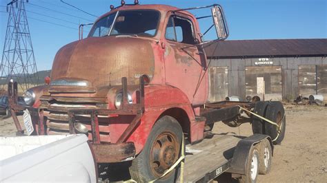 1950 Chevrolet COE CABOVER 2 TON DUALLY RATROD HOT ROD HAULER RUNS AND