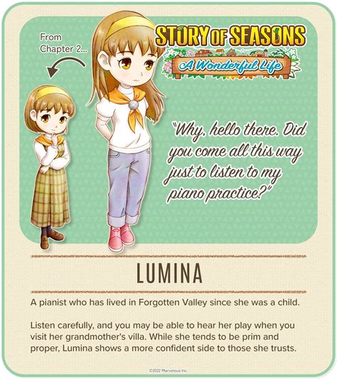 Story Of Seasons On Twitter Our Next Marriage Candidate Is Lumina