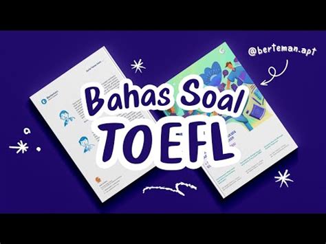 Bahas Soal Toefl Berteman Masuk Apoteker Part 1 Belajar Bersama