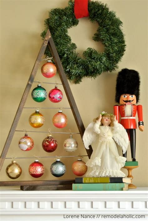 DIY Ornament Display Tree Woodworking Plans | Remodelaholic