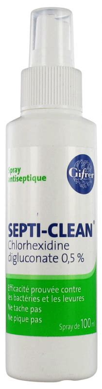 Gifrer Septi Clean Spray Antiseptique 100 Ml Pharmacie