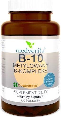 Medverita B 10 Metylowany B Kompleks Witaminy Z Grupy B 60kaps Opinie