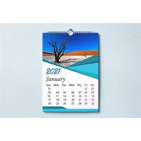 Jual Cetak Kalender Dinding 2023 Art Paper 150gr 7 Lbr Jilid Spiral Kota Semarang