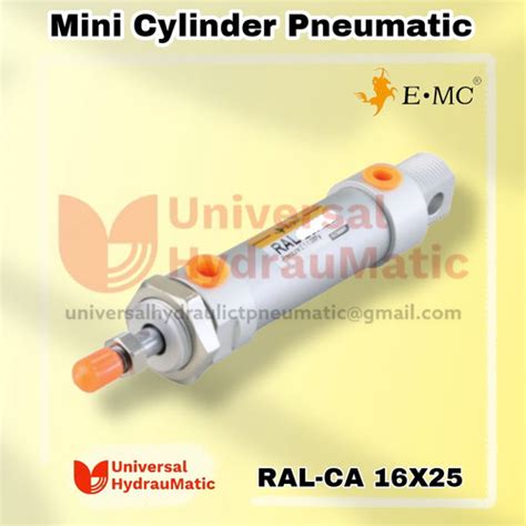 Jual Mini Cylinder Pneumatic Emc Ral Ca 16x25 Jakarta Barat Universal Hydraumatic Tokopedia