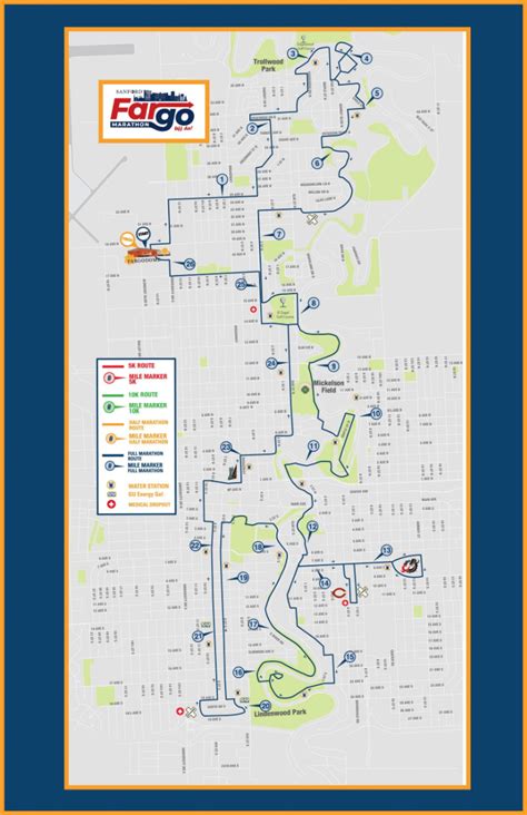 Fargo Marathon 2025 Map Brook Collete