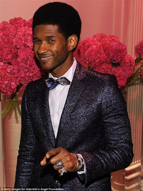 Usher Grows Kinky Curly Hair in Afro Hairstyle - The Lifestyle Blog for ...