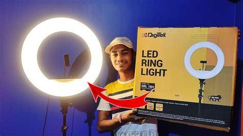 DIGITEK Professional Ring Light DRL 18H Unboxing And Detailed Video